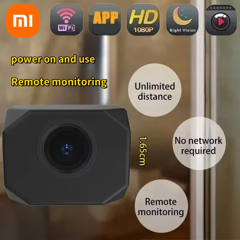 Xiaomi T99 Draadloze draagbare netwerkcamera Mobiele afstandsbediening HD-afstandsbediening Real-time weergave Geluidsopname Cloudbeelden Opslag