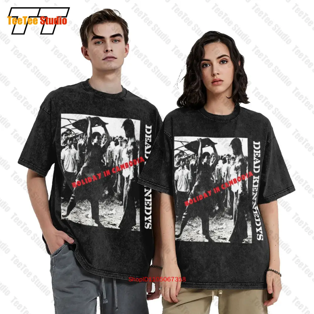 تي شيرت Dead Kennedys Holiday In كمبوديا Punk Rock Music Vintage كبير الحجم GKDY #2