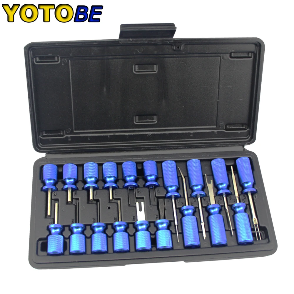 

19pcs Universal Terminal Release Tool Set Plug Type Connector Remover Kit