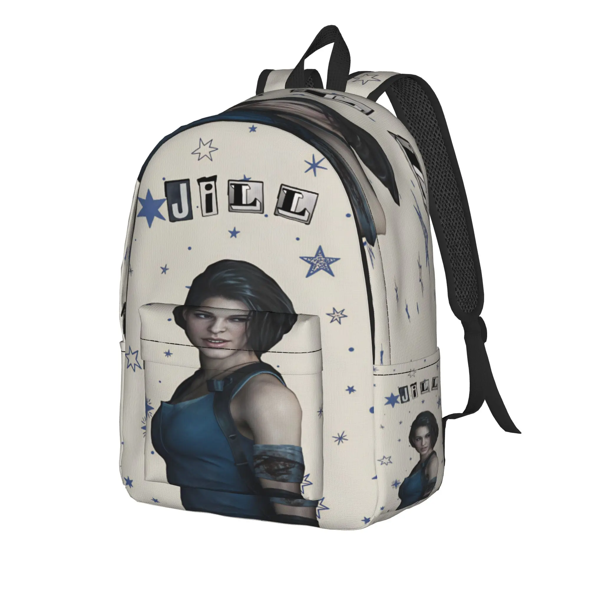 Jill Valentine Resident Evil  Backpack  Elegant Backpacks Girl Travel Lightweight School Bags High Quality Rucksack