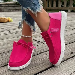 Damskie letnie trampki buty damskie oddychająca tkanina mokasyny na platformie damskie buty designerskie Zapatos De Mujer