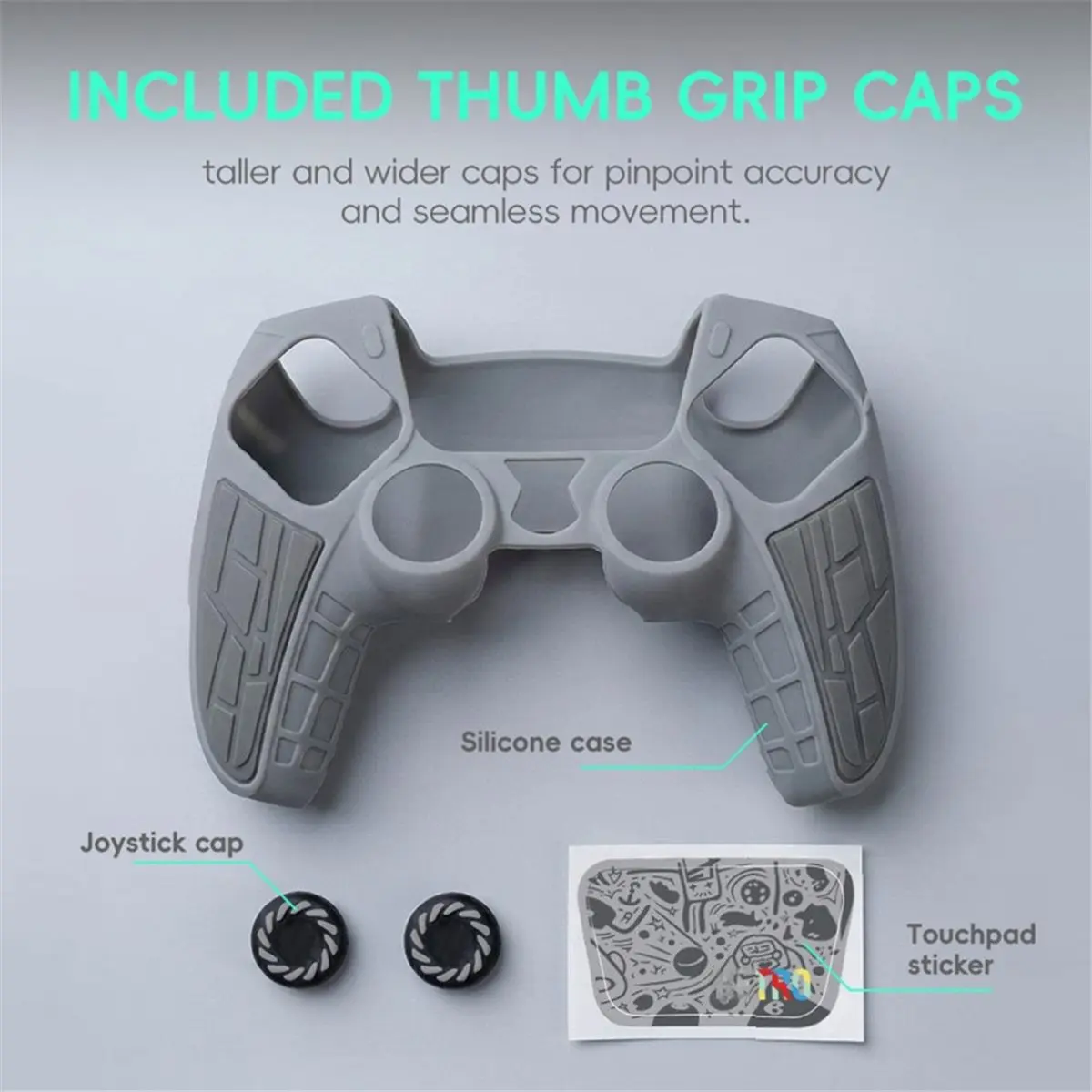 Soft Silicone Case for with Thumb Grip Caps Soft Protective Case Cover Special Edition Series