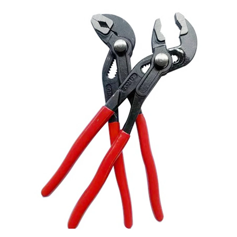 3-Piece Groove Joint Pliers Set Part 7-Inch, 10-Inch, 12-Inch Adjustable Water Pump Pliers, V-Jaw Tongue And Groove Pliers