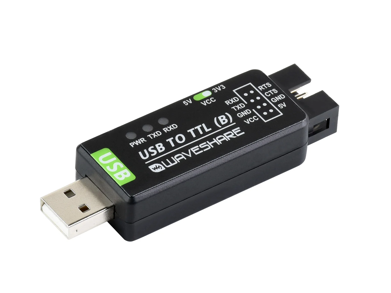 

USB TO TTL (B),Industrial USB TO TTL Converter, Original CH343G Onboard, Multi Protection Circuits, Multi Systems Support