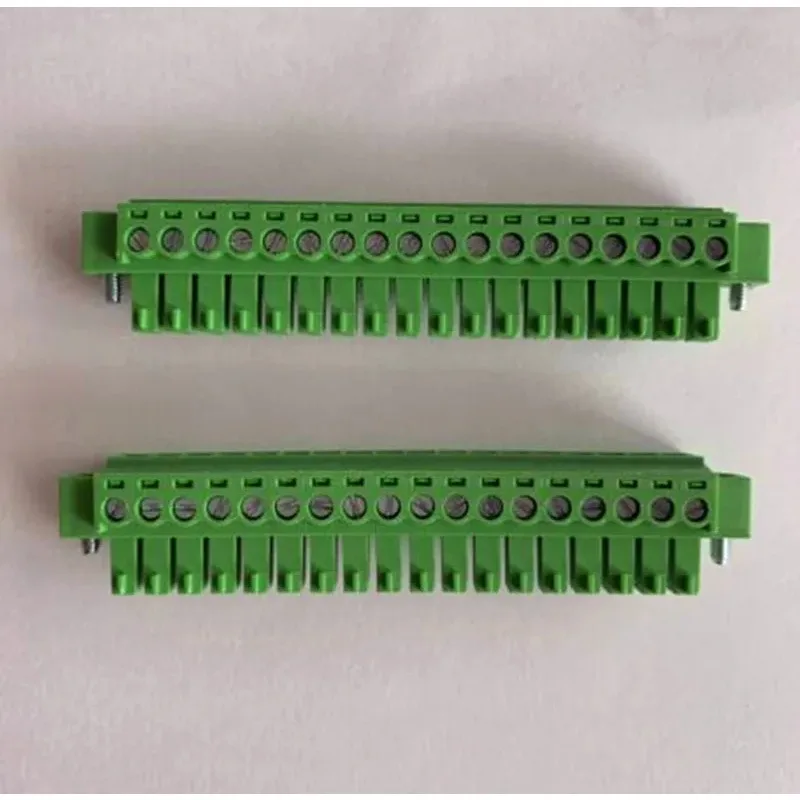 10sets Through-wall pluggable K15EDGWB-3.81MM1 with ear male and female 2P-24P
