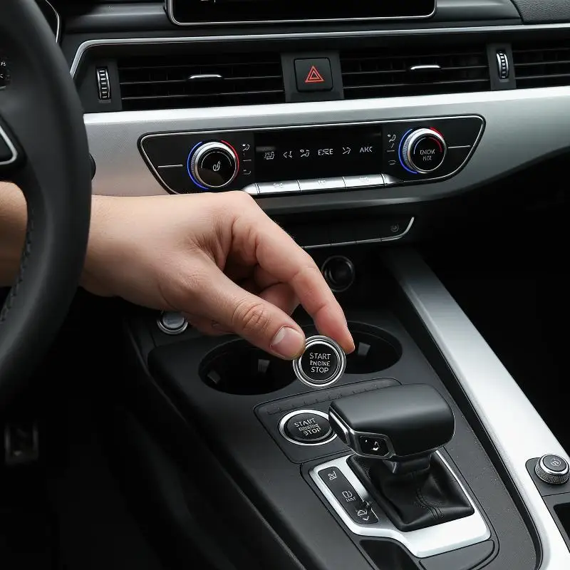 Rote Zierblende für den Motorstart-Stopp-Knopf, Zündschalterabdeckung für Sportwagen – Detail 8