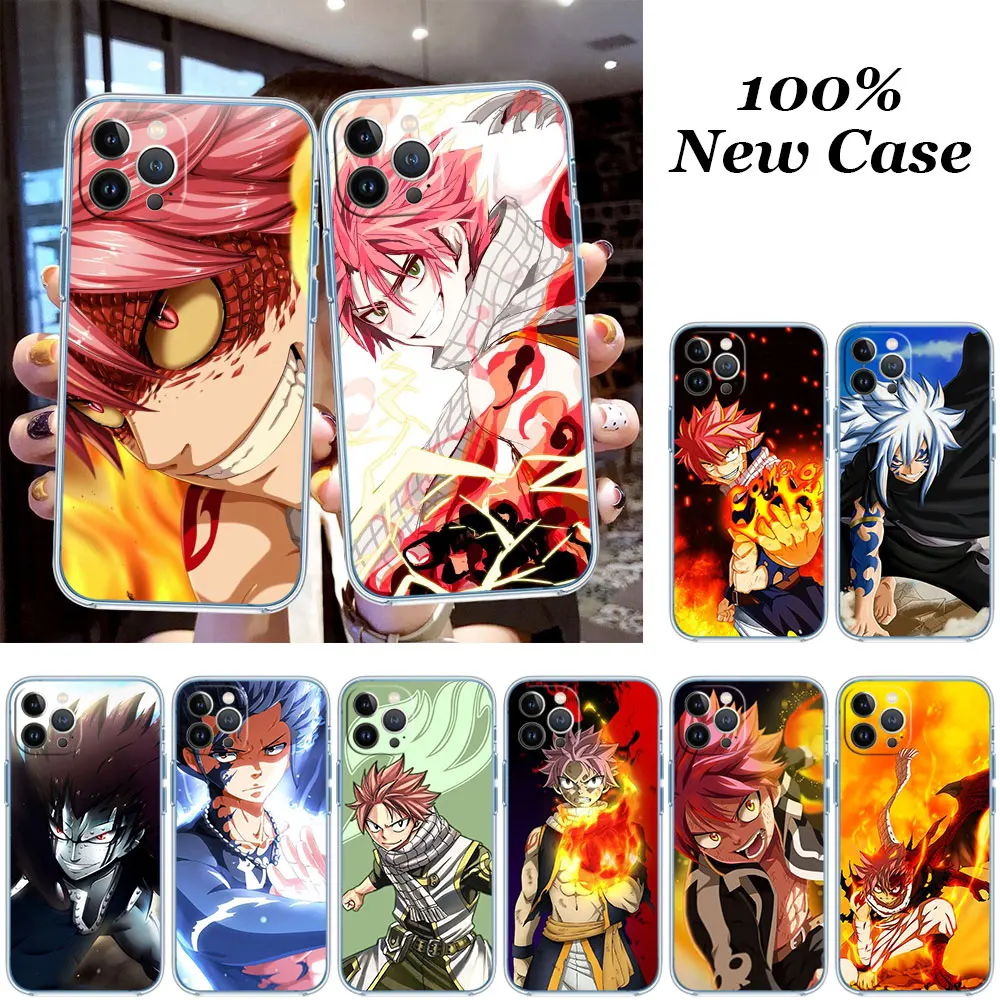 Fairy Tail Gajeel Case for Moto G72 G71 G24 G73 G31 G34 G32 E40 E30 E22I E22 E20 E13 E7 G04 G6 G7 Play Plus Power