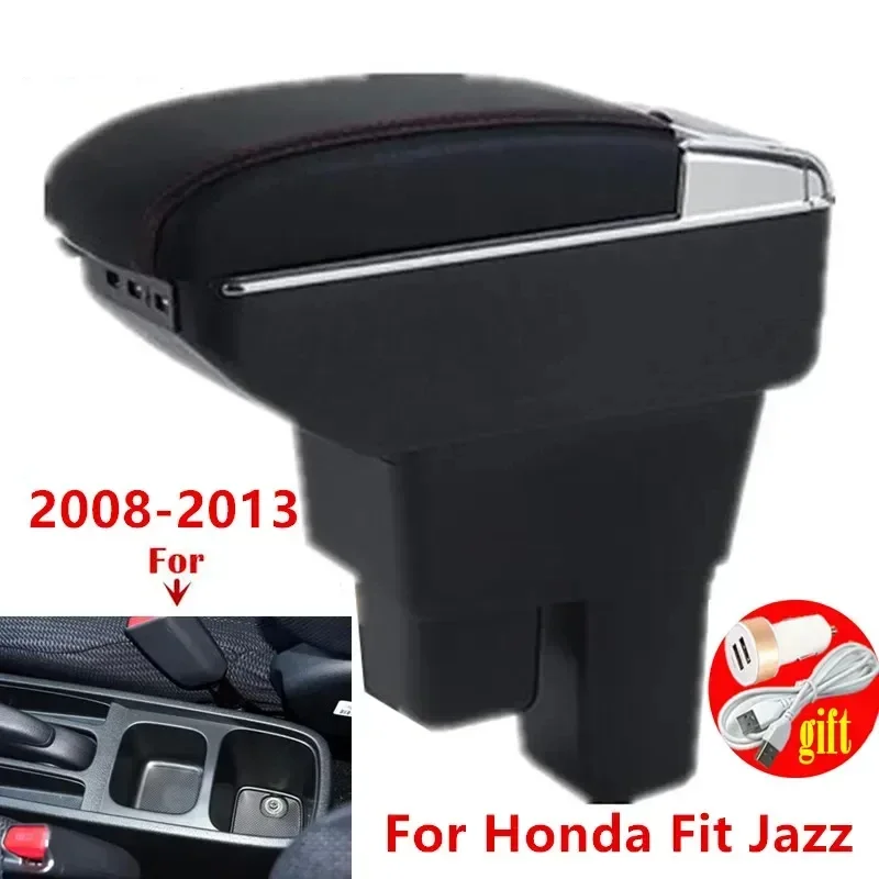 

Central armrest box For Honda Jazz Armrest box For Honda Fit Jazz 2 Car Armrest 2008-2013 2009 2010 2011 2012 Arm Storage box