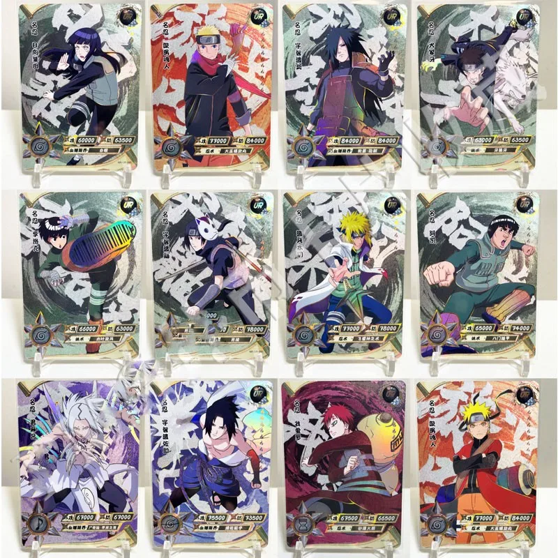 Original  KAYOU Naruto Cards Box Added SE Ninja World Collection Cards Toy For Children Birthday Gift