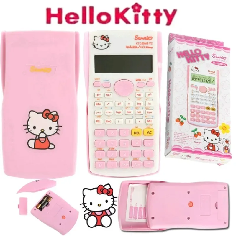 جديد مرحبا كيتي الوظيفة العلمية أدوات المحاسبة المالية آلة حاسبة طالب القرطاسية آلة حاسبة إلكترونية متعددة الوظائف #2