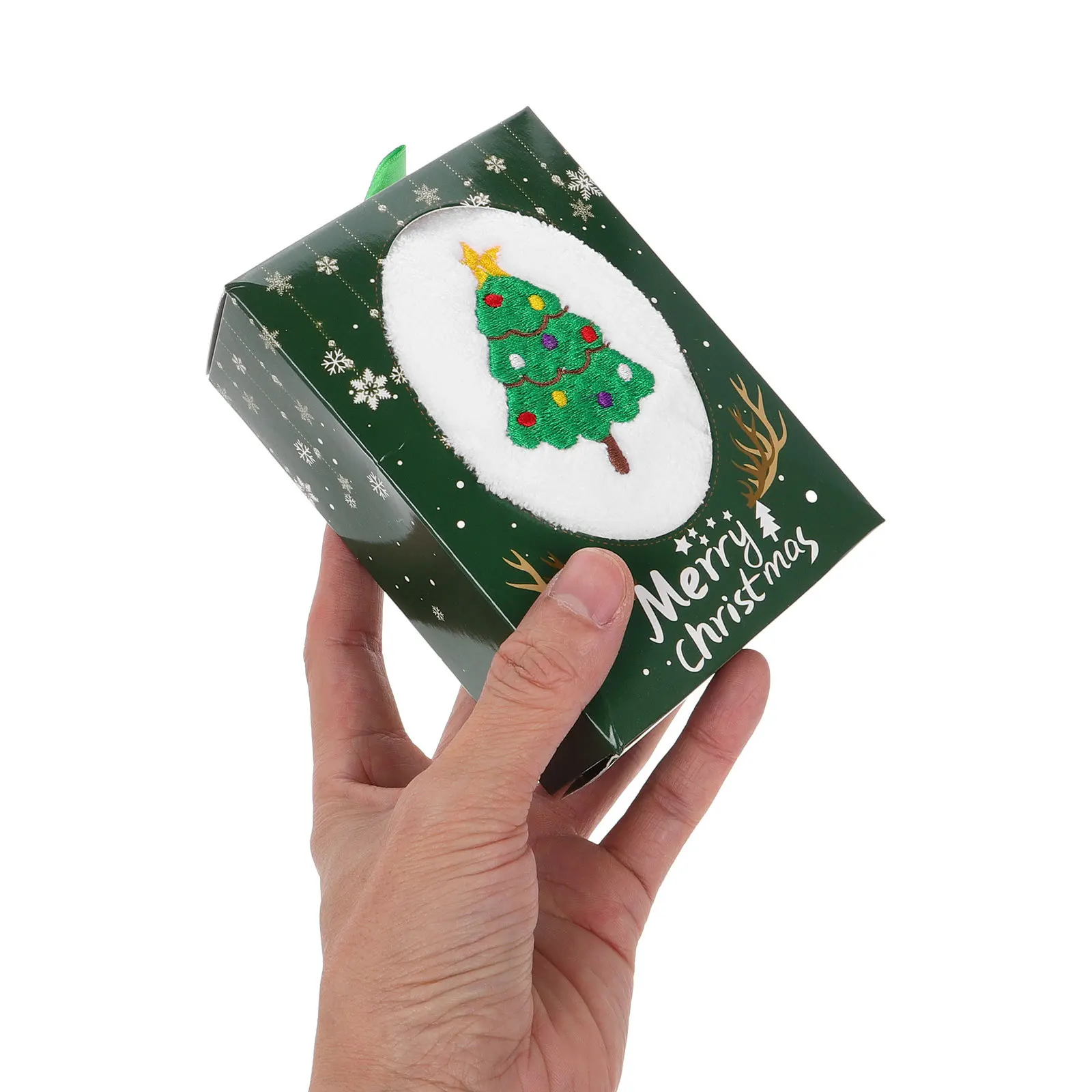 3 قطعة مناشف اليد لعيد الميلاد للمطبخ والحمام مجموعة المناشف المزخرفة، مناشف صغيرة لطيفة، ديكور منزلي احتفالي، منشفة مزخرفة #5