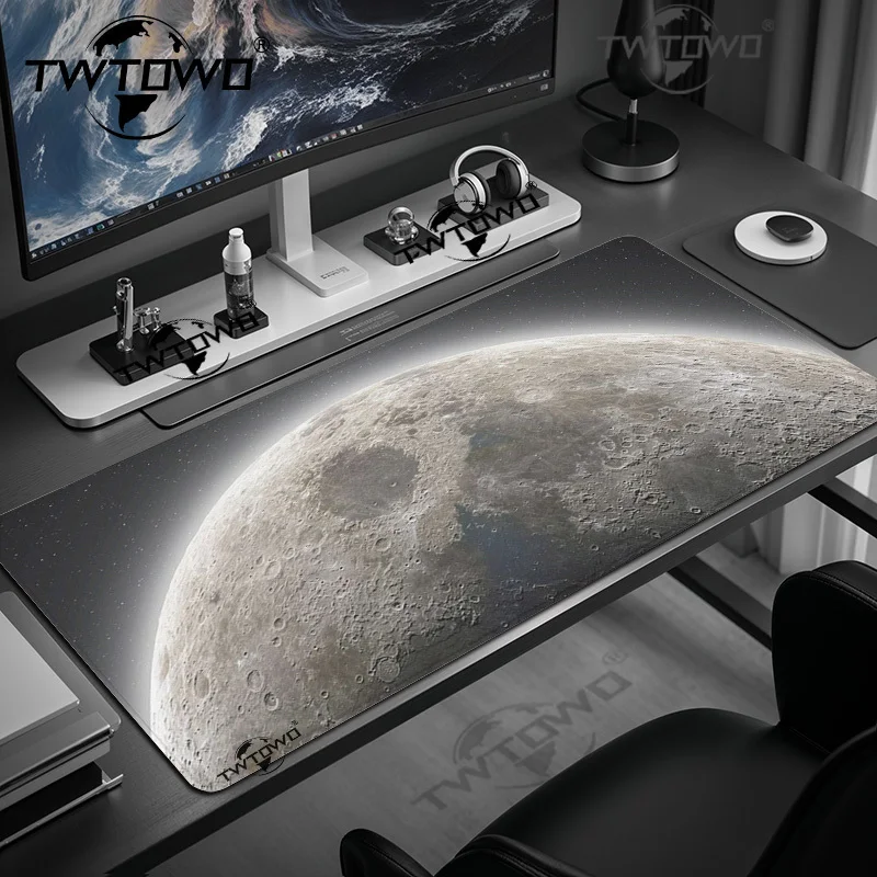 Mouse Pad Starry Sky Moon Gaming printon demand Home Computer New Mousepad XXL Desk Mats Carpet Natural Rubber Table Mat