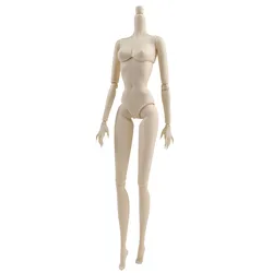 1 peça branco nu boneca corpo articulações móveis nu corpo feminino para 30cm boneca 1/6 bjd boneca para meninas cosplay boneca brinquedos presentes