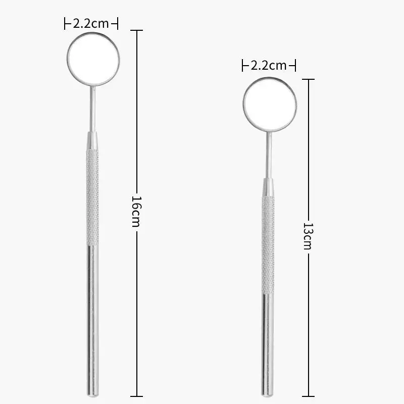 Espelho de inspeção de enxerto de cílios, endoscópio de aço inoxidável, ferramenta auxiliar de cílios postiços para loja de cílios de beleza