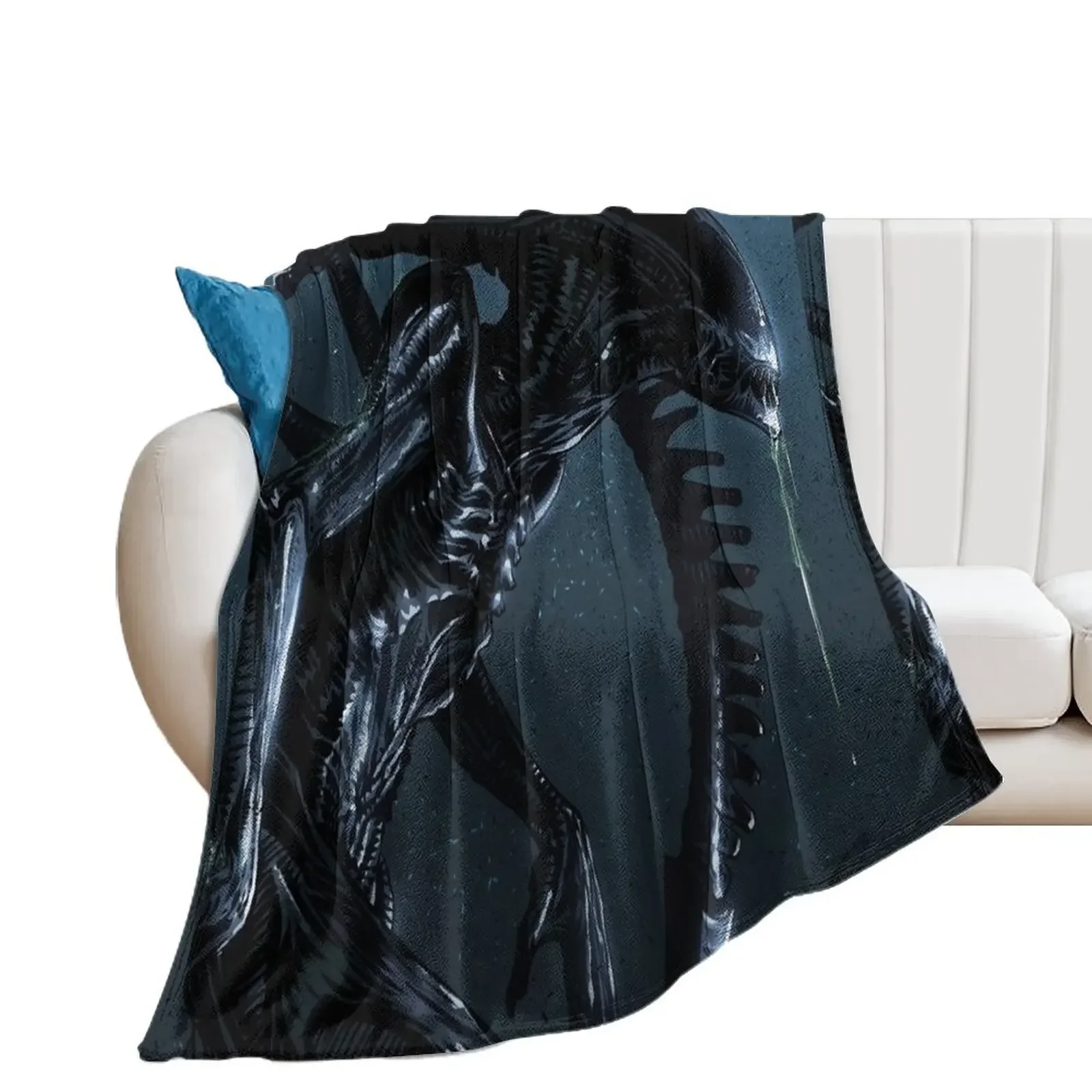 

Xenomorph Alien Throw Blanket Summer Sofa Throw Camping Blankets