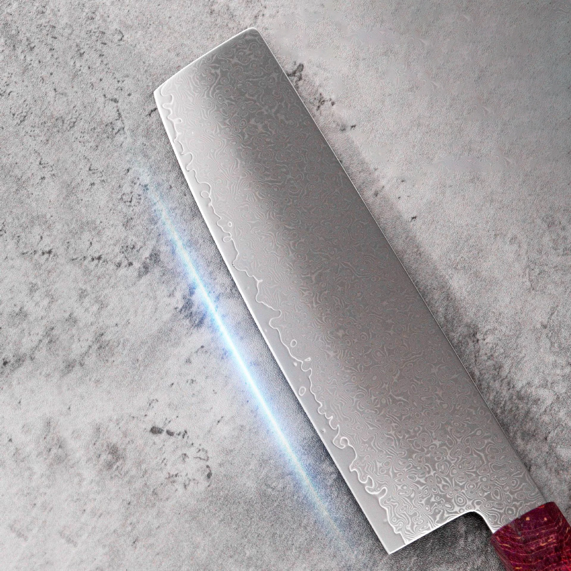 7 Inch Petty Knife Random Handle 67-layers Damascus Steel VG10 Blade Chef Cleaver Meat Slicing Vegetables Nakiri Kitchen Knives