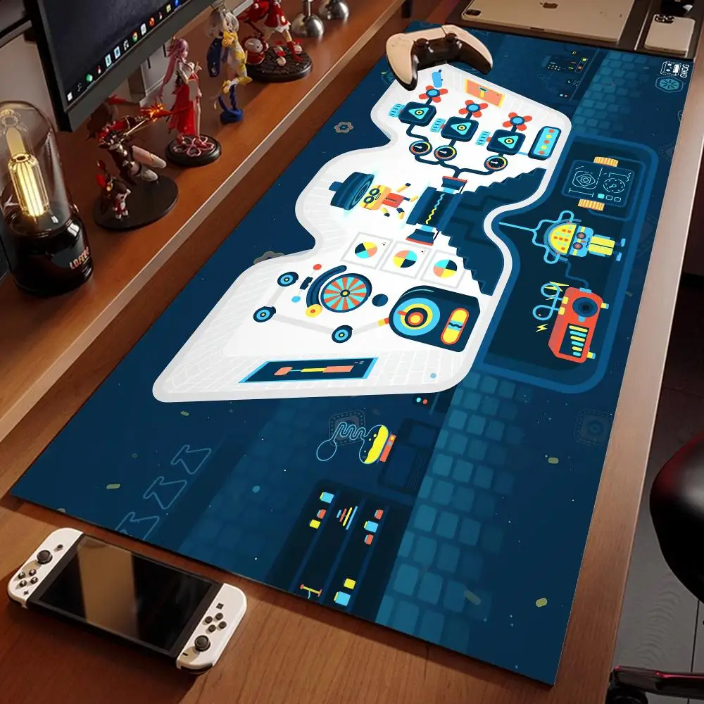 GNOG Esports Computer Mouse Pad 1200x600 Rubber Mouse Pad 4mm Super Big Large Edge Desk Protector Mat  Lock Desk Mouse Gamer Mat