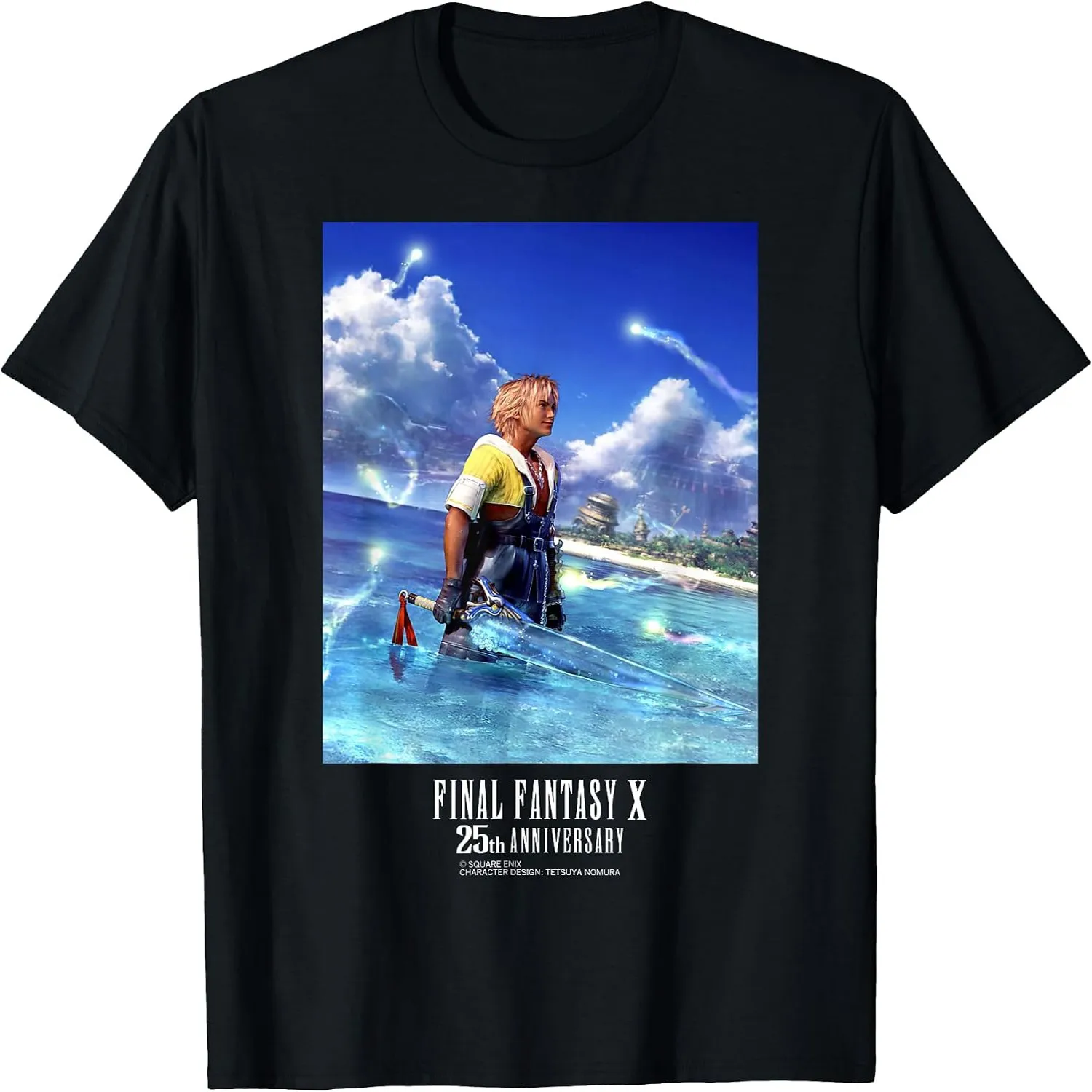 Final Fantasy Anniversary Collection FFX Tidus CG Art T-Shirt