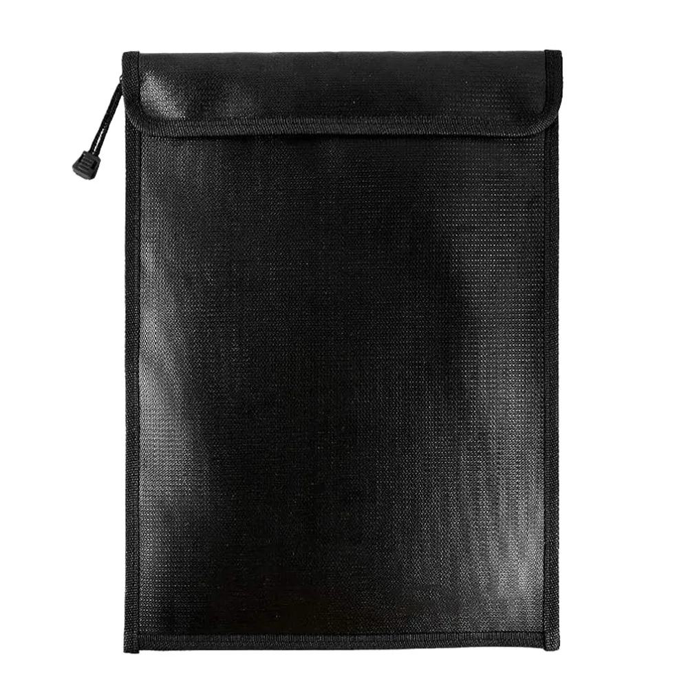 Fiberglass Fire Fireproof Document Bag Large Capacity Water Proof Fire Fireproof Storage Pouch Practical Thickened Safe Bag