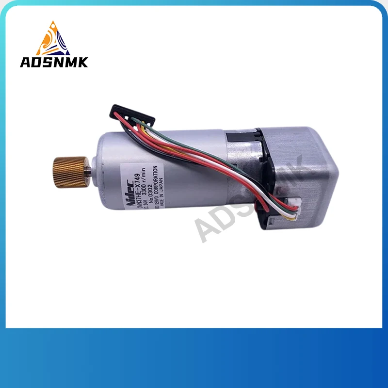 Оригинальный сканирующий двигатель для Roland RE-640/RA-640/RF-640 6000002593 DMN37HE NIDEC Servo Corporation Сделано в Японии Двигатель DC24V 3300R/M