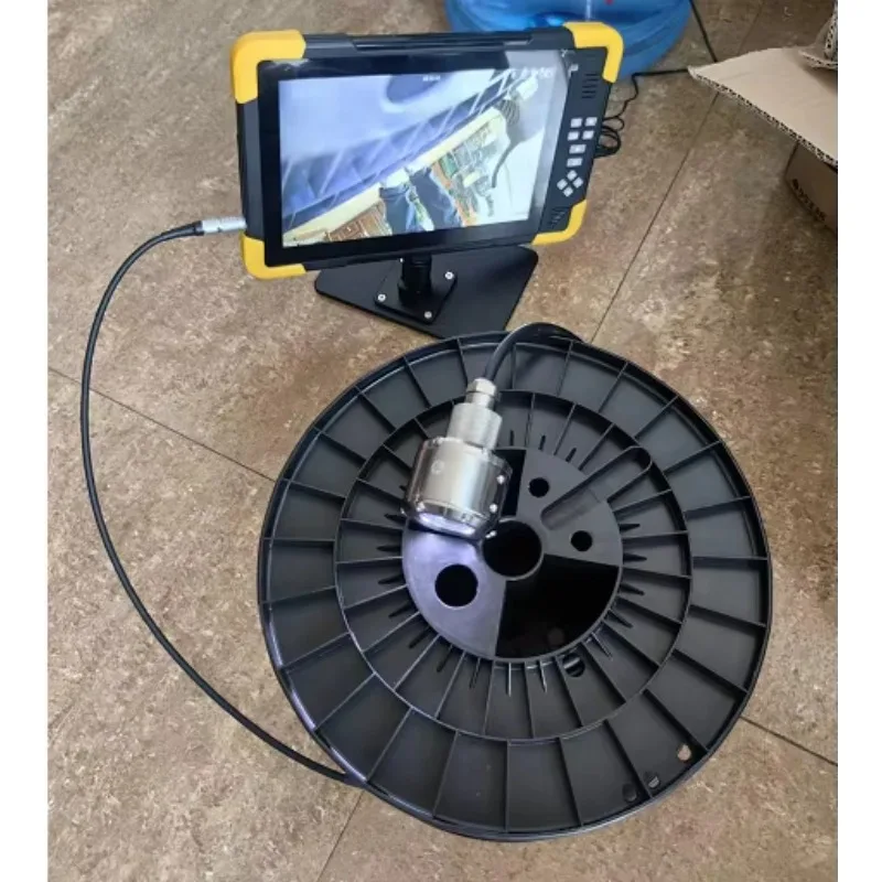 

Комплект для инспекции трубопроводов и канализации: 100-метровый кабель, подводная камера 4K HD для глубоководных работ (316 метров), видеорегистратор