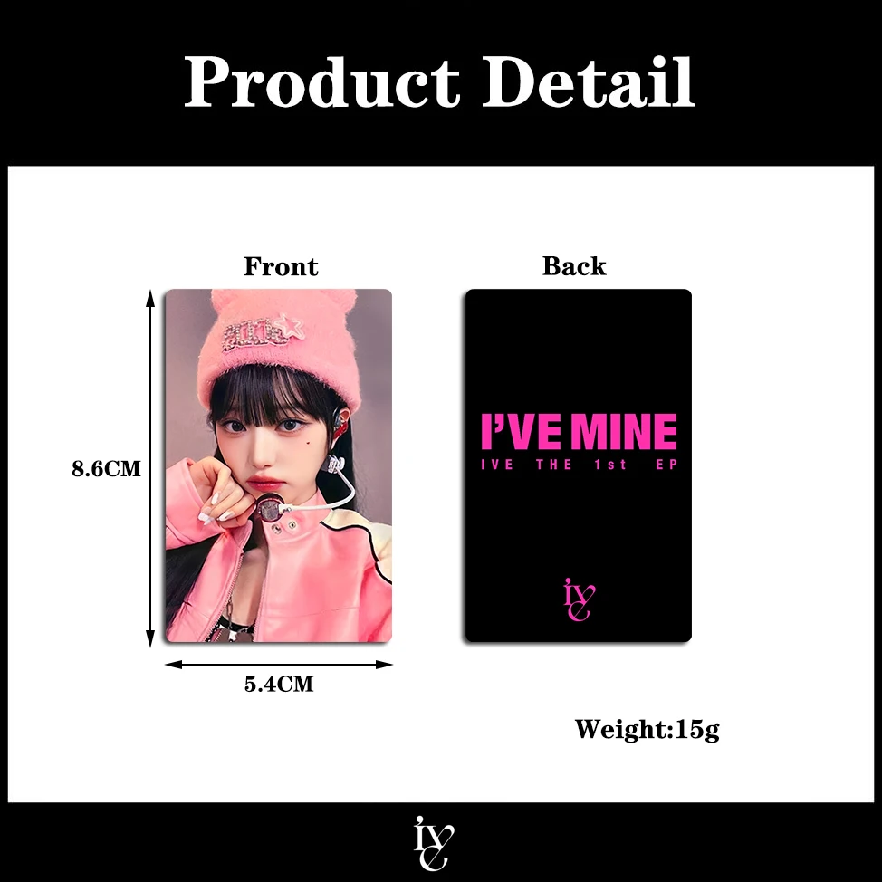 1VE Girl Group 1st EP 1VE AM 2.0 Wonyoung Gaeul Yujin Rei LIZ Leeseo Peripheral Small Card