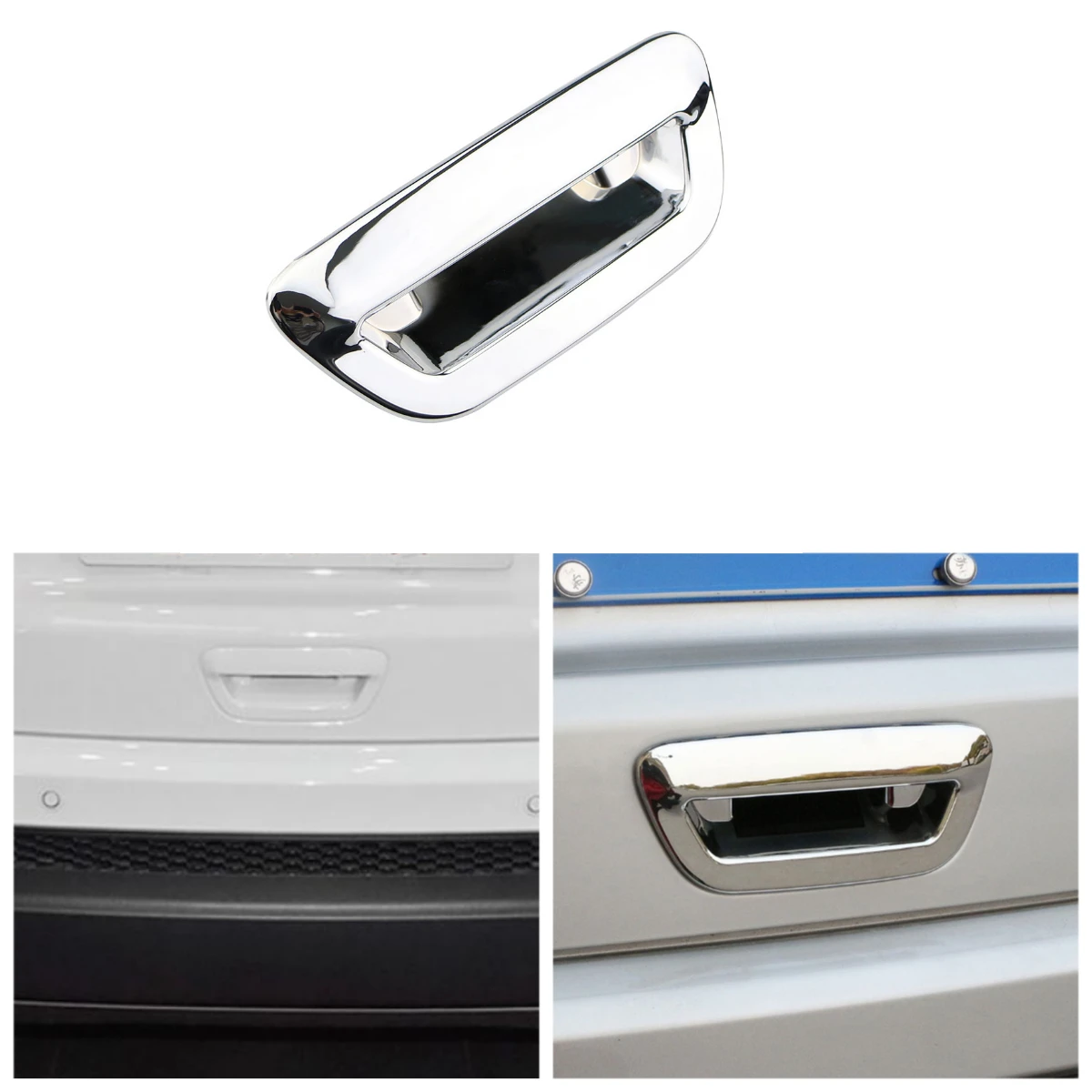 

ABS Chrome Trunk Handle Protective Bowl Trim Cover Sticker for Jeep Compass 2017 2018 2019 2020 Accessories