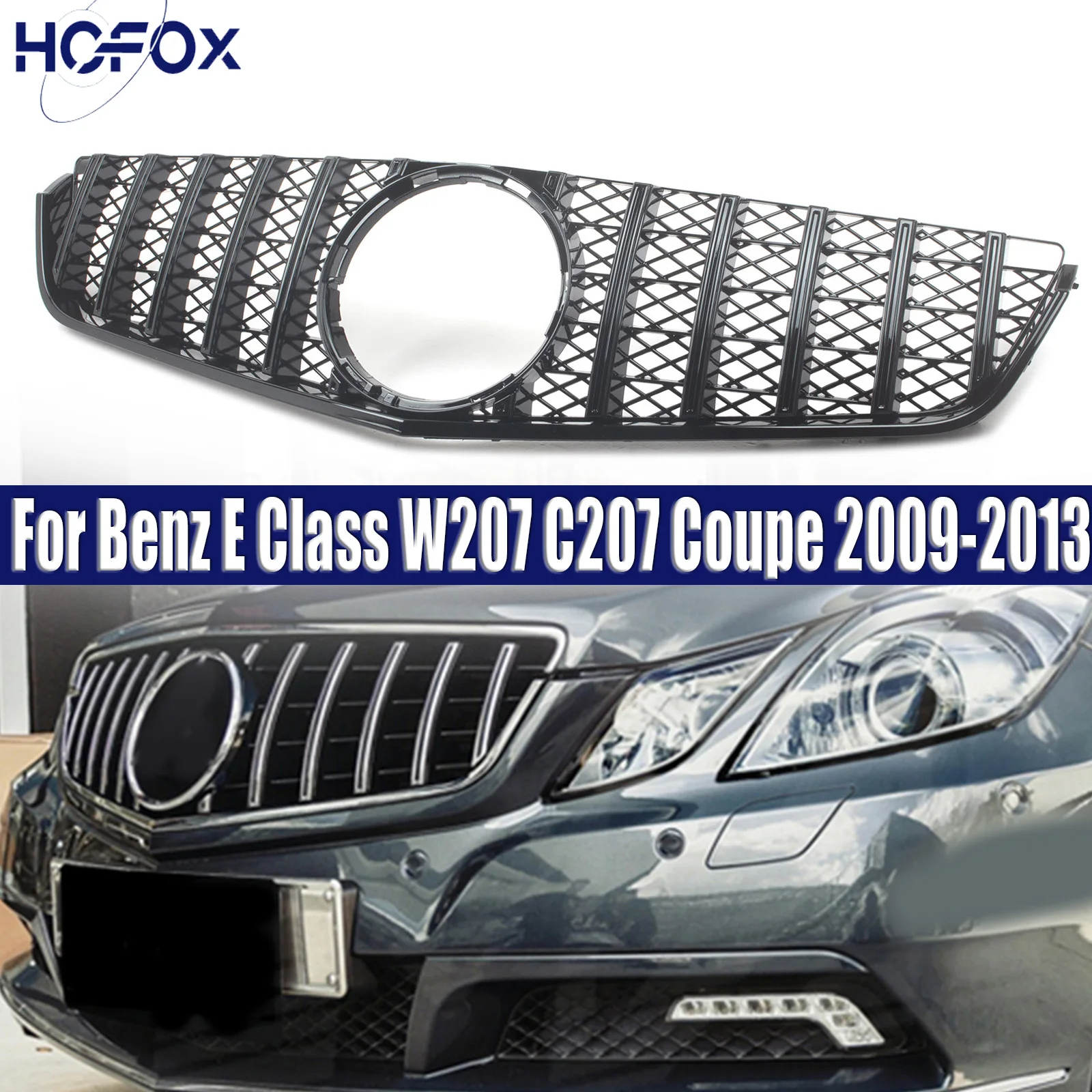 

Front Inlet Grille Mask Grill Tuning Accessories For Mercedes Benz E Class W207 C207 Coupe 2009-2013
