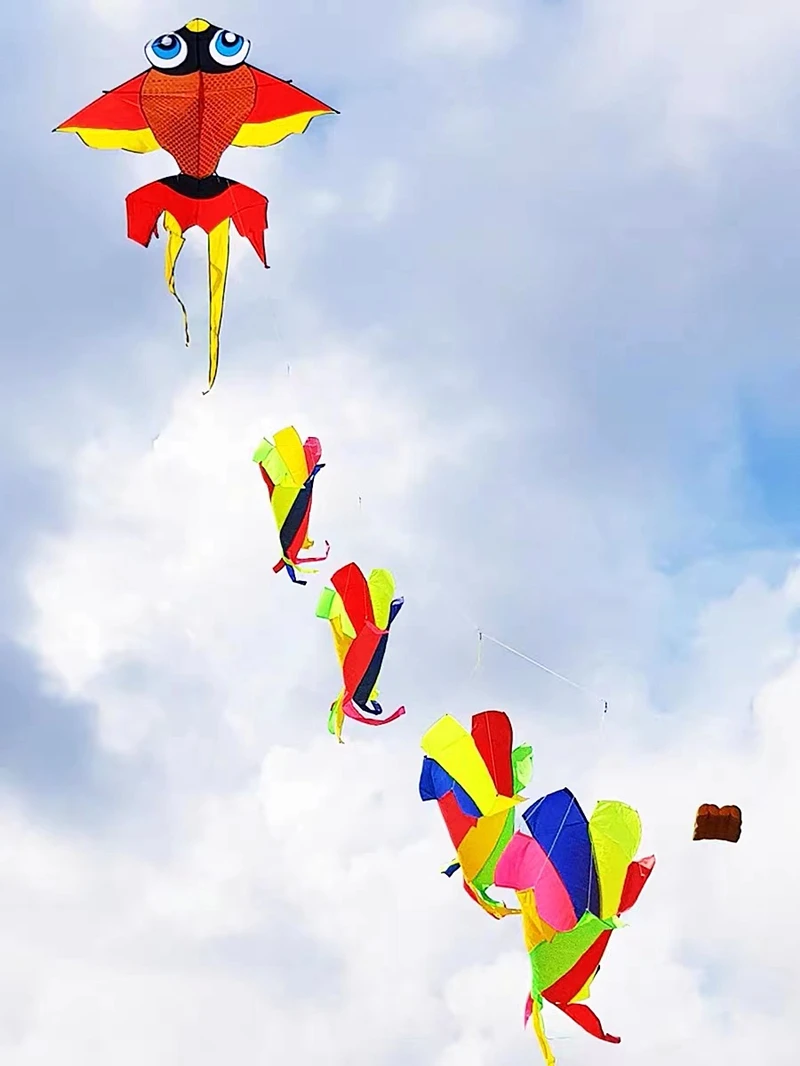 جديد الطائرات الورقية العملاقة Windsocks قوس قزح ذيول عالية ويفانغ الطائرات الورقية قلادة الطائرات الورقية اكسسوارات تحلق التنين المهنية طائرة ورقية مقلاع