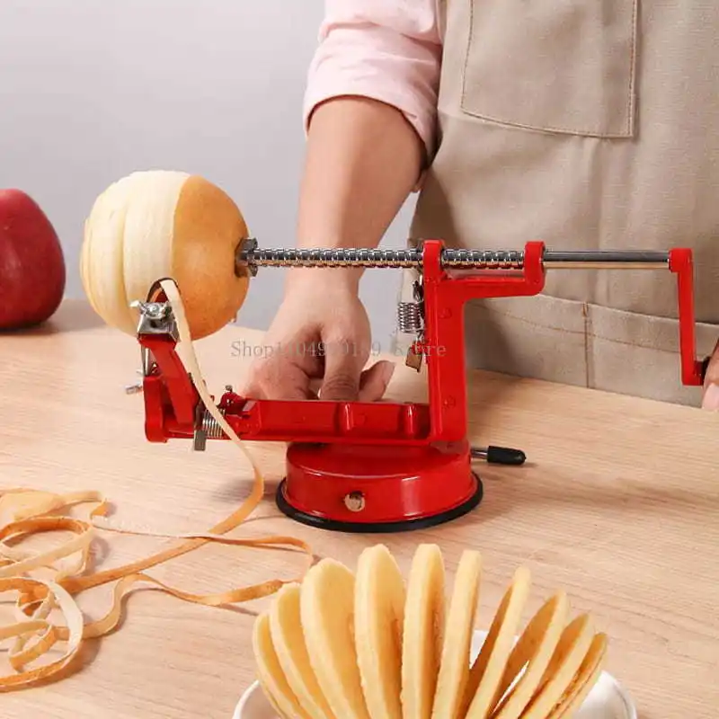 

Apple Peeler 3 In 1 Hand-cranked Stainless Steel Fruit Peeler Slicing Machine Peeled Tool Kitchen Apple Slicer Corer Cutter 2024