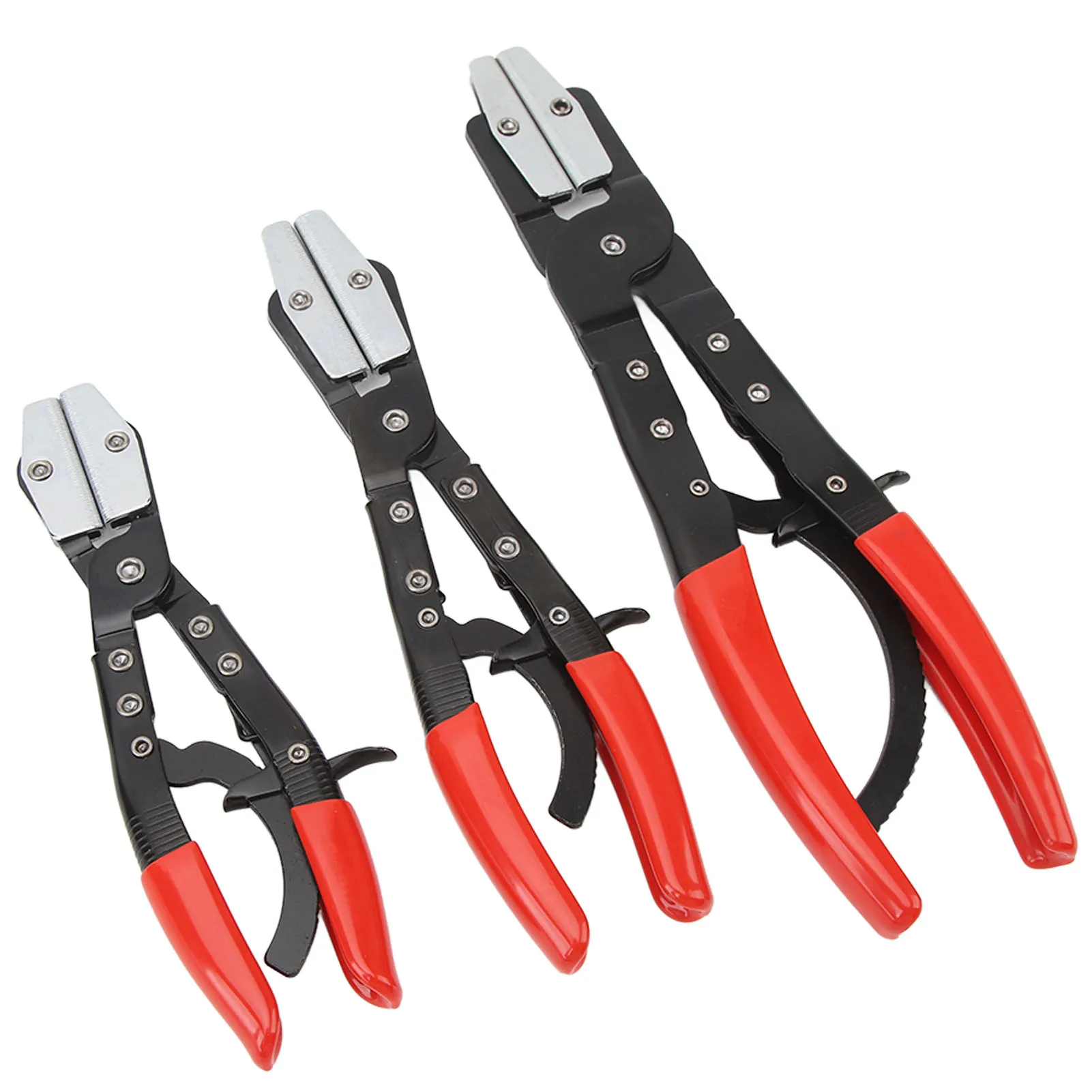 

3Pcs Hose Clamp Line Pliers Set - Adjustable Anti-Slip Handle Hose Pinch Off Pliers for Auto Radiator & Coolant Line