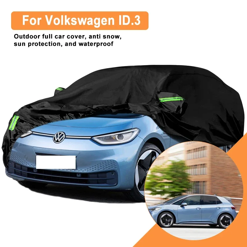 

Full Car Cover for Volkswagen VW ID.3 Outdoor Use - Waterproof Snowproof Sunshade, Winter & Summer Auto Protection Accessories