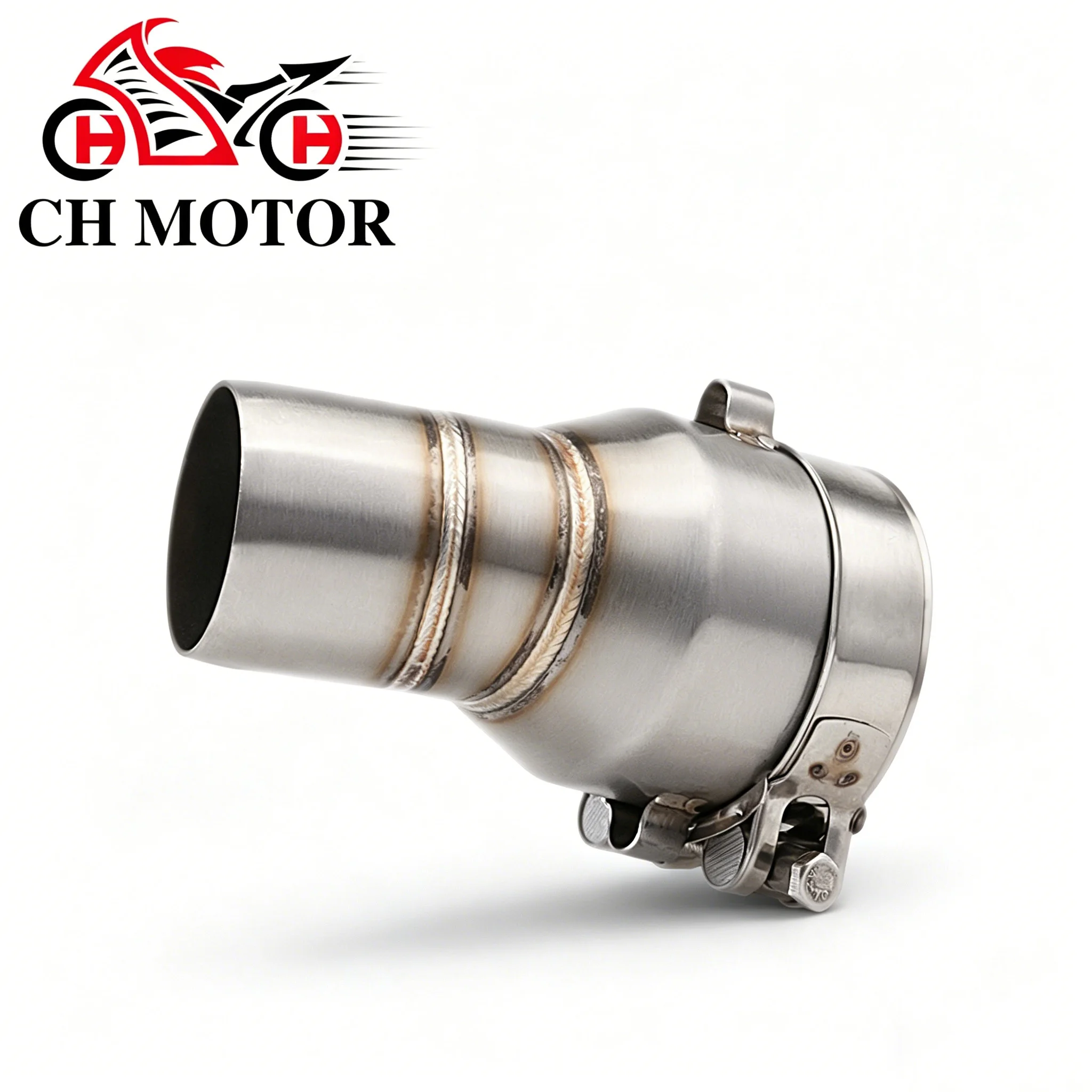 Motorrad Auspuff Link Rohr Escape Moto 51 MM Edelstahl Mittleren Link Rohr Abenteuer Rally Pro Für Kove 800X 800 X