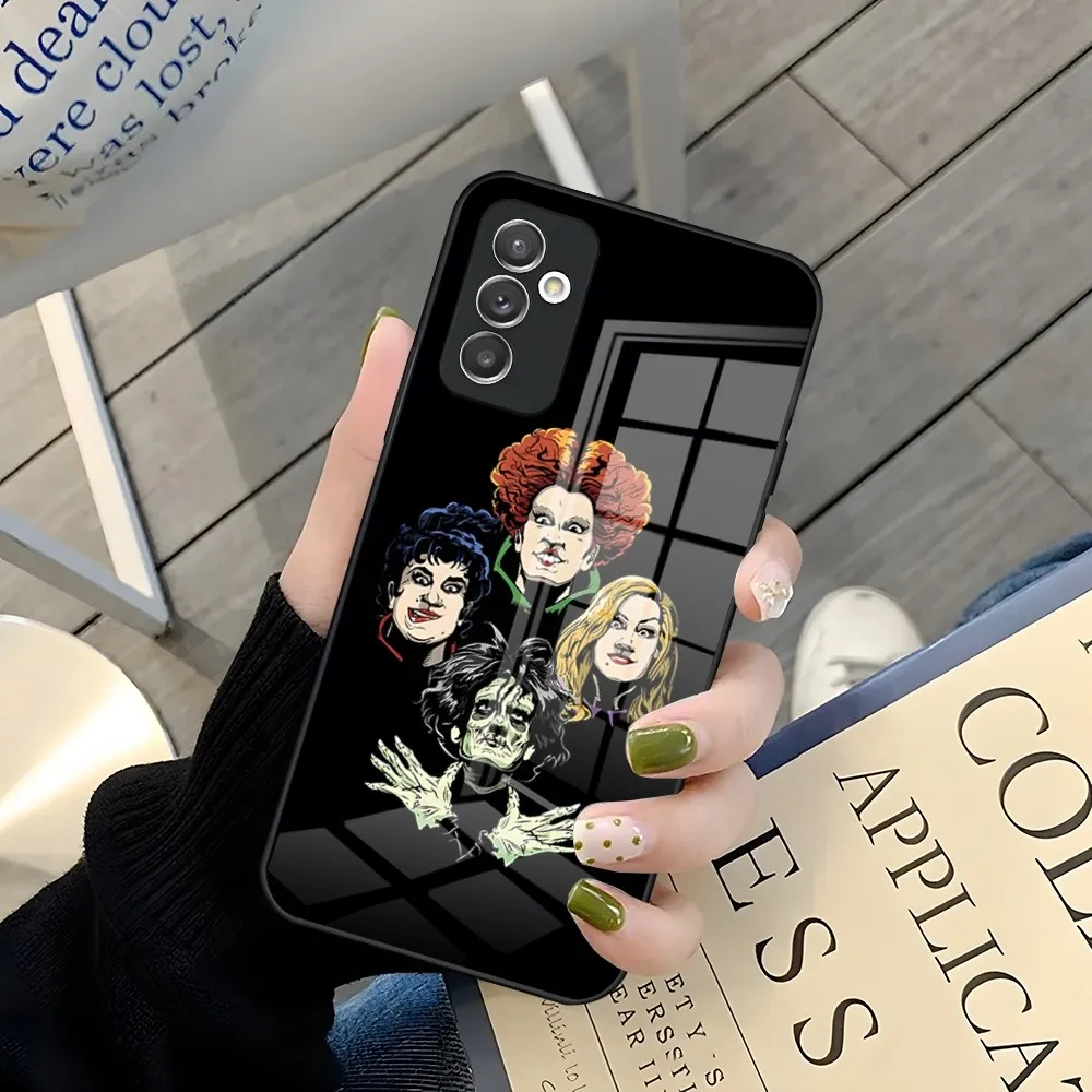 Hocus Pocus Phone Case for Samsung A52 A71 A21 A54 A20 A12 Galaxy A34 A14 A32 M14 S24 S23 S22 S21 S20 FE Glass Cover