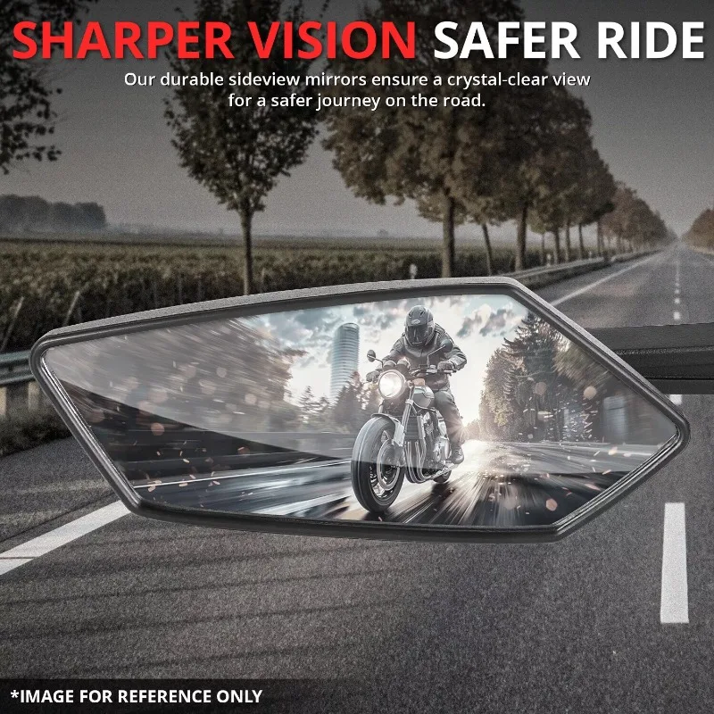 Motorcycle Side Back Rear View Rearview Naked E-Bike Scooter Adjustable Rotating Mirrors Motorbike Accessories Modified Parts image 6