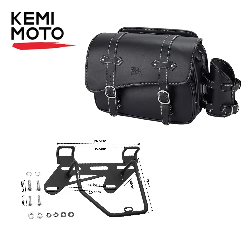 

Motorcycle Saddlebags For Honda Rebel 250 300 500 (CMX500) 2017-2023 Tool Bag For Rebel 1100 DCT PU Waterproof Travel Side Bags