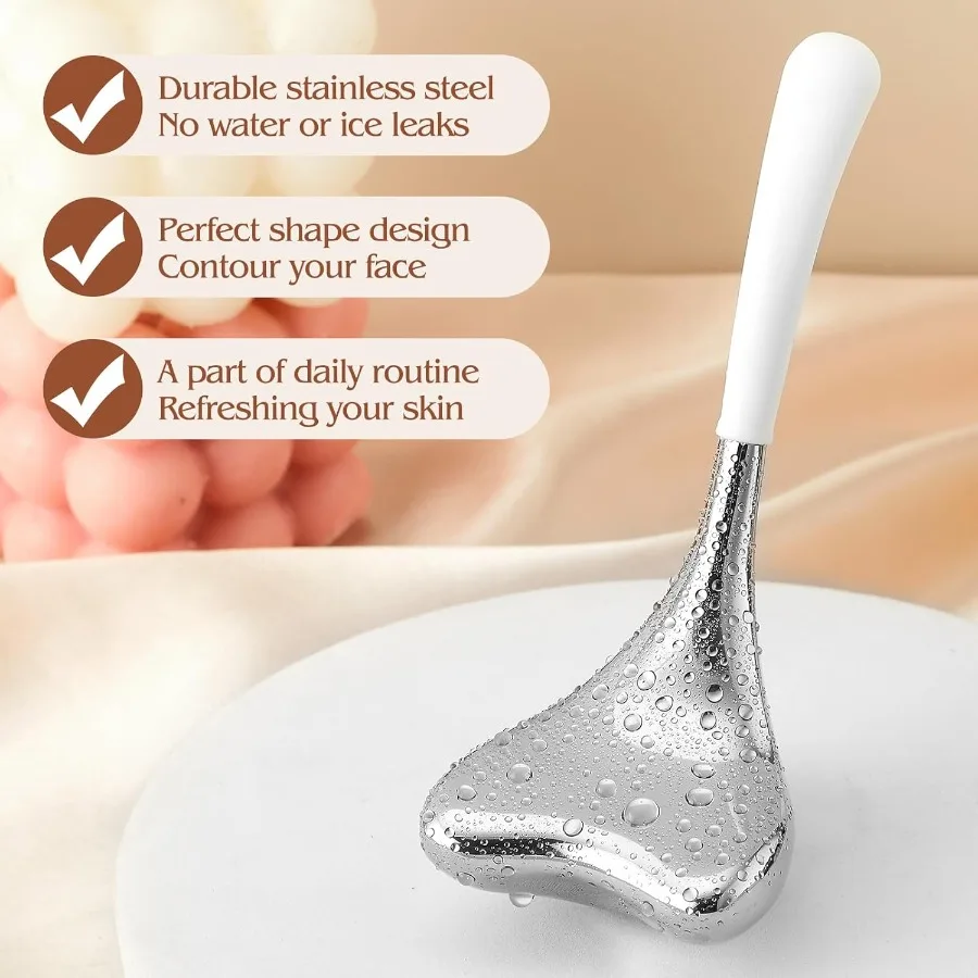 Cryo Sticks for Face Gua Sha and Massage 2in1 Ice GlobesFacial Skin Care Tools for Women Cold Globes for Facials Cooling Face G