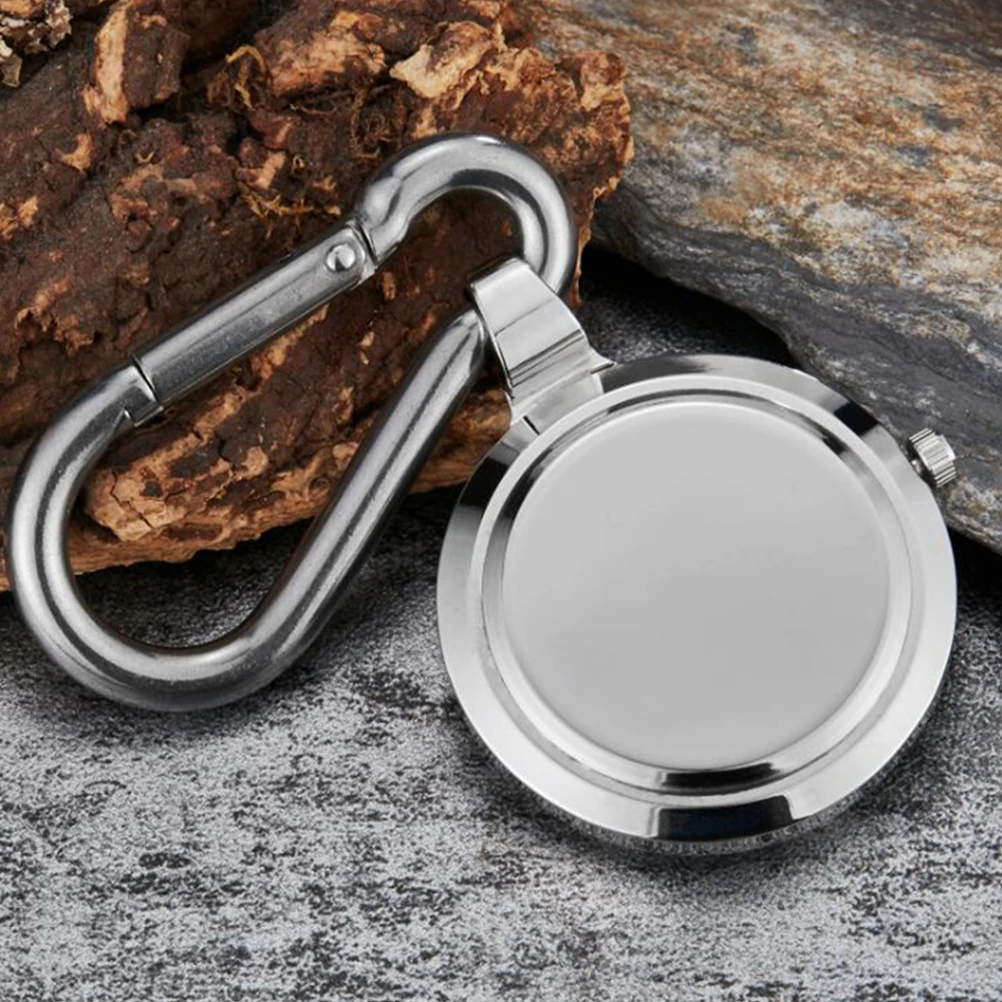 

Multi-Function Mountaineering Watch For Men Women Travel Carabiner Hanging Pocket Lightweight Portable Climbing