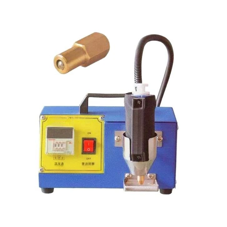 Portable gluing machine, hot melt adhesive gluing machine, zipper gluing machine