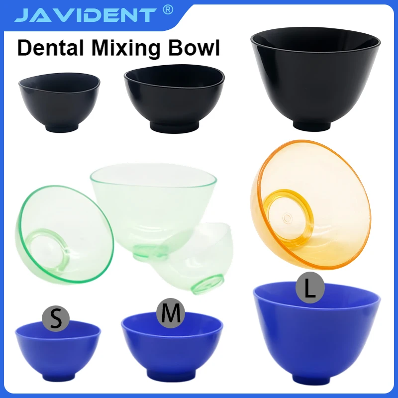 

Dental Instrument Plaster Mixing Bowls—Thickened Soft Silicone Bowls Available in Small Medium and Large Sizes—Dental Materials