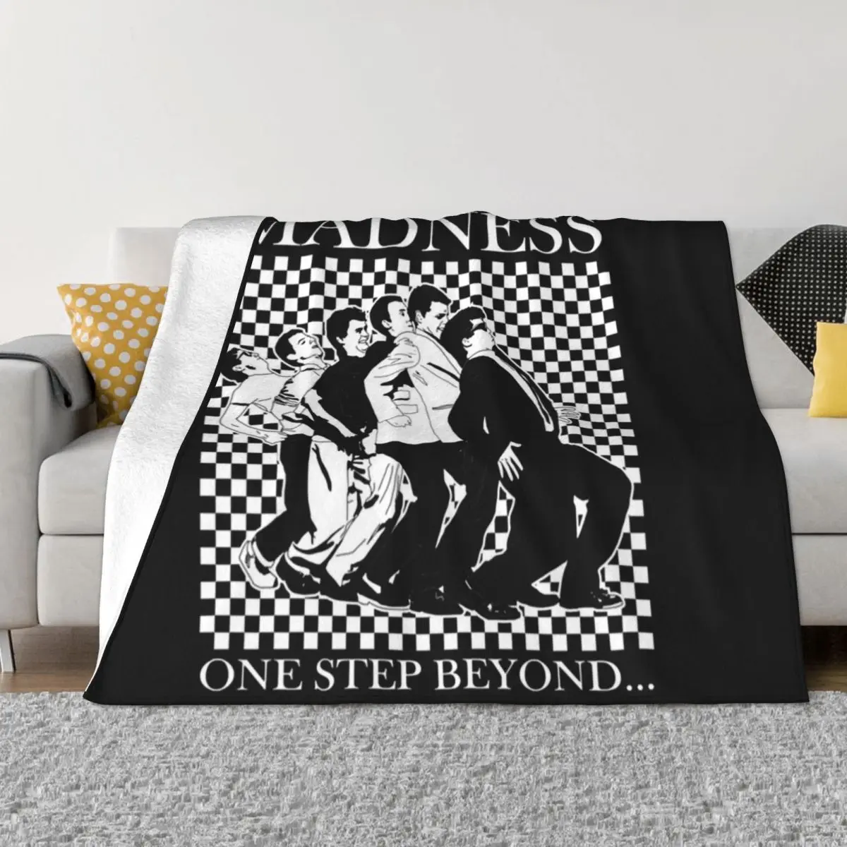 

Madness Band Throw Blanket Picnic Blanket Blanket For Sofa Camping