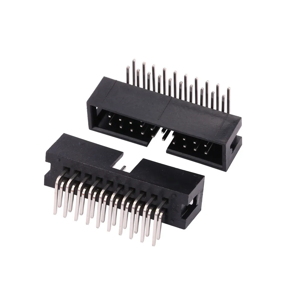 Fc 6/8/10/12/14/16/18/20/24/26/30/34/40/50/60/64pin 2,54mm Pitch Buchse IDC-Buchse Anschluss band kabel DC3 Header Stecker