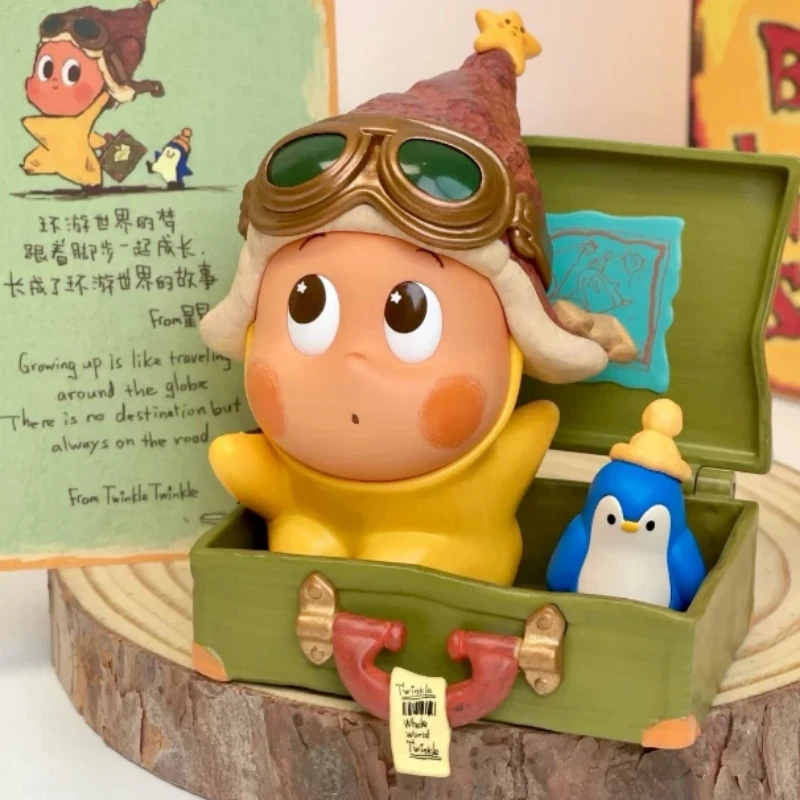 POPMART 123 وميض وميض سلسلة صندوق أعمى يكون ليتل ستار Kawaii ديكور الإبداعية صندوق غامض العصرية مفاجأة دمية الفتيات الهدايا #6