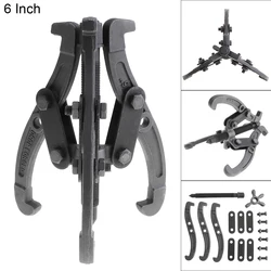 Gear Bearing Puller 6 Inch Multifunction Standard Carbon Steel 2 Claw 3 Claw Puller for Auto Car Repair Extractor Removal Tool