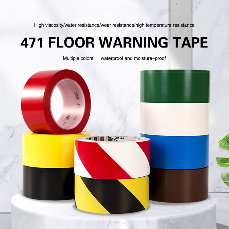 3M Multi - Color Tapes Are Waterproof And Moisture - Proof.  High Adhesion, Are Wear - Resistant And Heat - Resistant