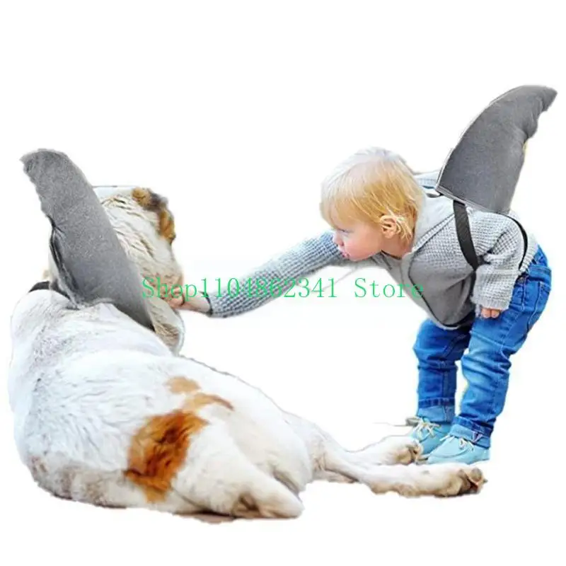 Gemakkelijk te dragen haaienvin rekwisieten voor Halloween Party Home Gathering Cosplay haai accessoire haaienvin kostuum voor kind volwassene