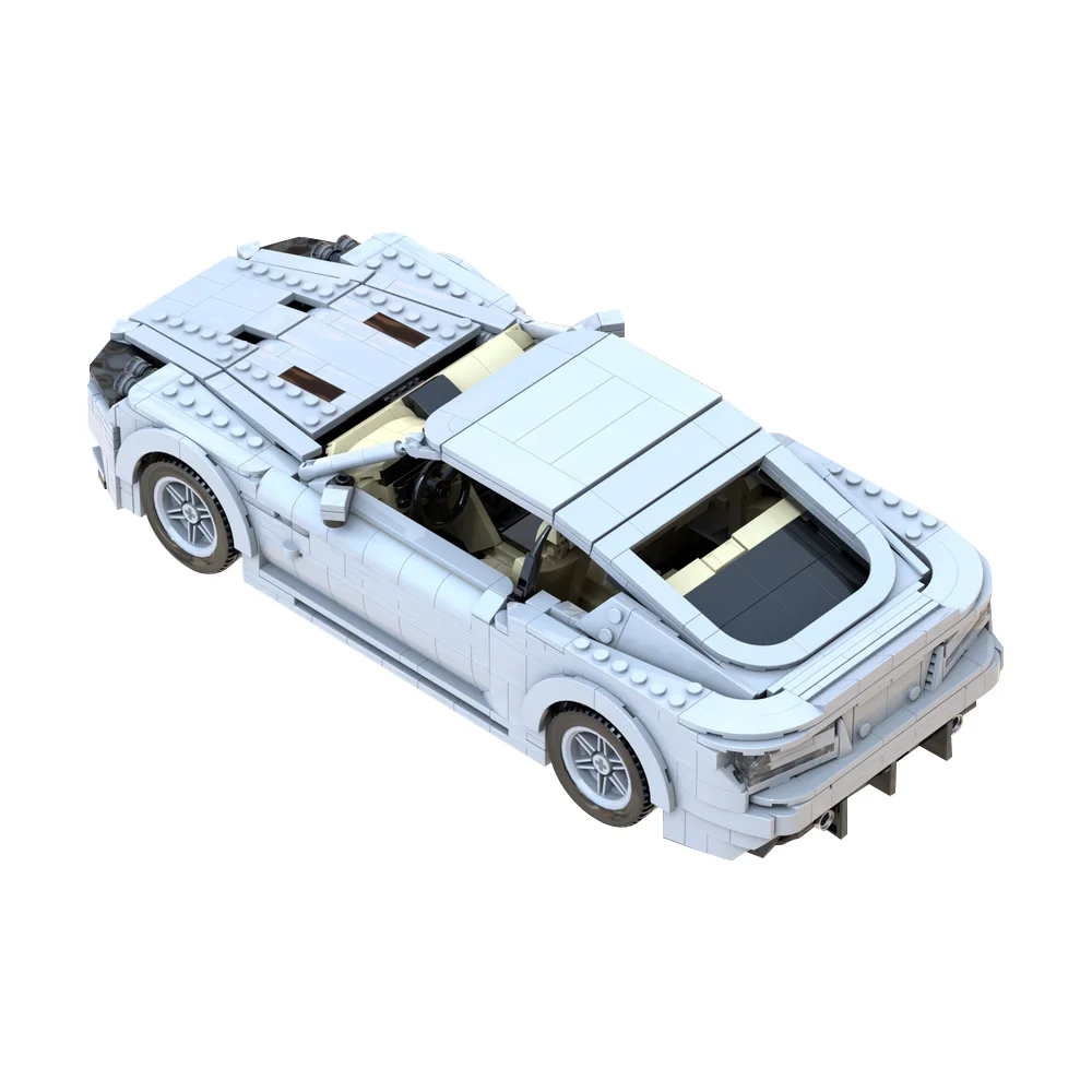 

MOC DBS 2007-2012 Car Model Building Blocks Movie Lightning Silver Speed Runner Racing Bricks boys Toy Christmas Birthday Gifts