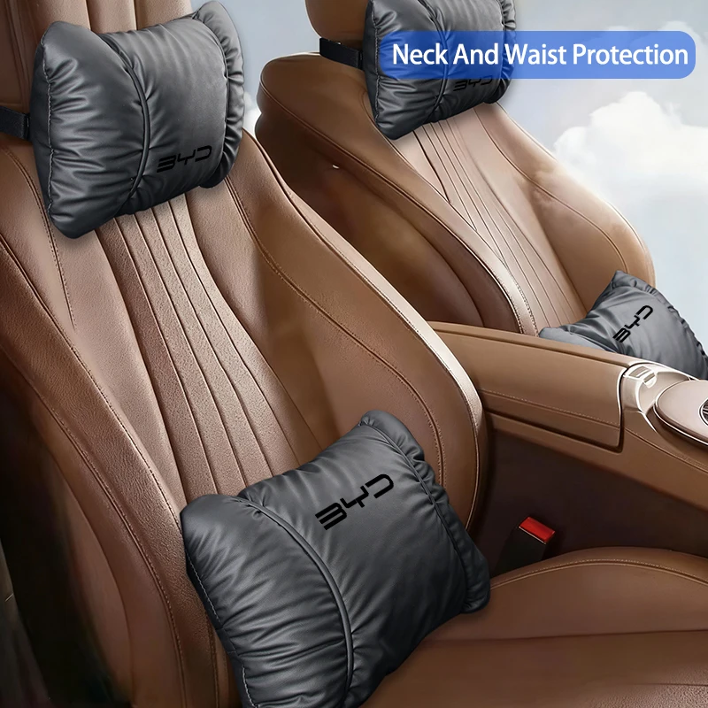 Car Seat Seadrest Lumbar Support Stain Resistant Protection Interior For BYD F3 I3 F0 F6 S6 S8 E5 E6 G3 G6 L3 S7 M6 Qing