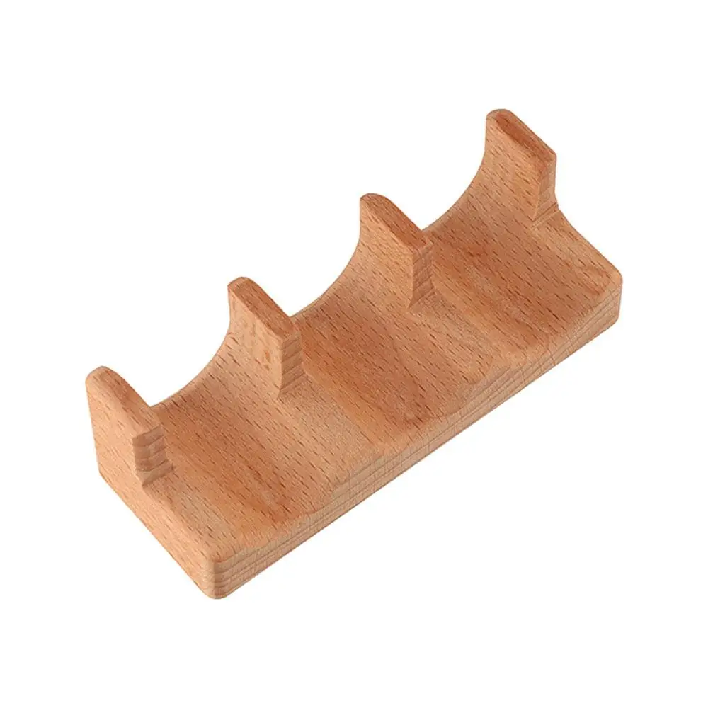 1/2/3/4/5 Slots Wooden Sushi Rack U-shape Japanese Style Sushi Maker Holder Innovative Multi Purpose Sushi Display Stand Store