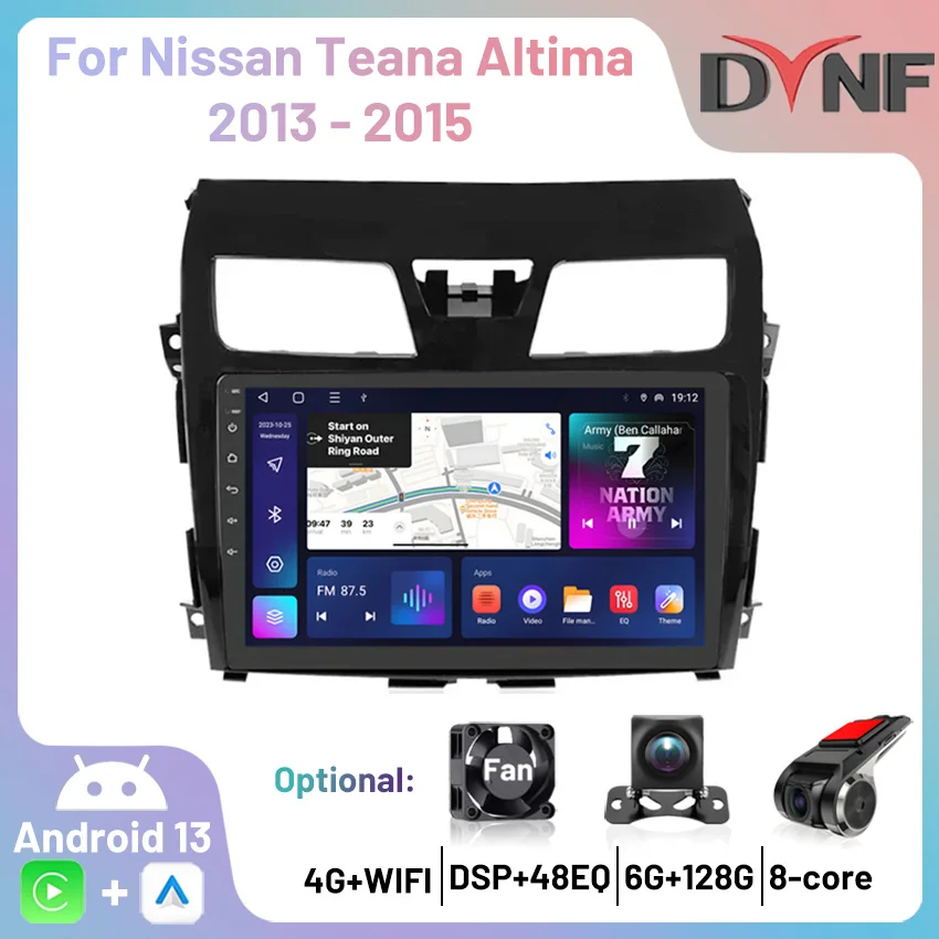 

Wireless Carplay 2 Din Car Radio WIFI Android Multimedia Player GPS Navigation Autoradio For Nissan Teana Altima 2013 2014 2015